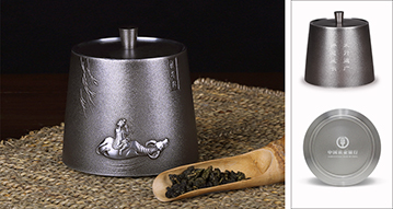 中國(guó)農(nóng)業(yè)銀行 牧牛圖磨砂錫罐定制