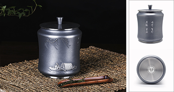 西南政法大學(xué) 漁隱磨砂錫罐定制